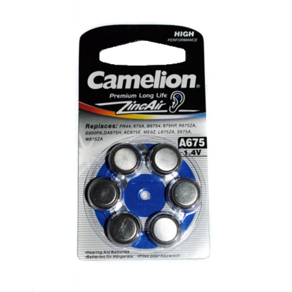 CAMELION ZA675-6BL 1.4V 620mAh