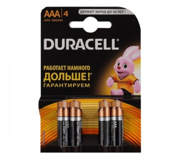 DURACELL LR 03-4 BL NEW